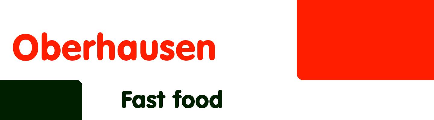 Best fast food in Oberhausen - Rating & Reviews